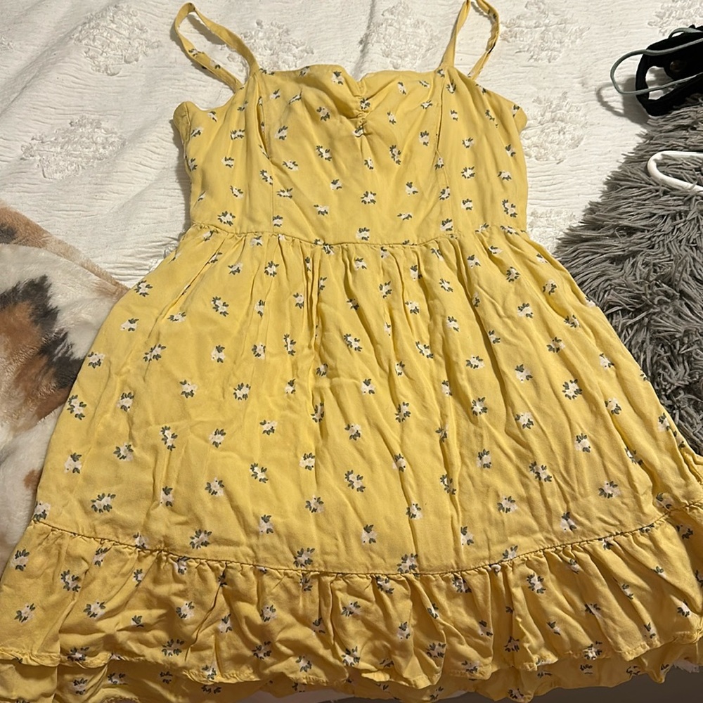 Hollister yellow sundress, size x-small